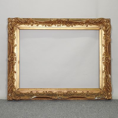 Lot 537 - A 19th century gilt picture frame