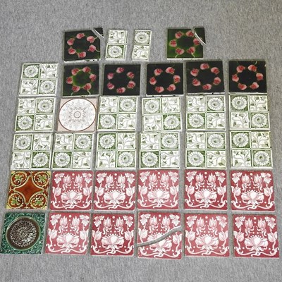 Lot 237 - A collection of 19th century and later tiles
