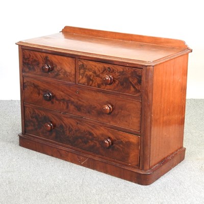 Lot 794 - A Victorian mahogany chest