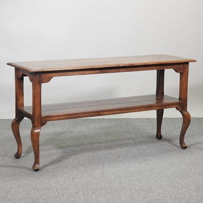 Lot 548 - A modern 18th century style two tier side table