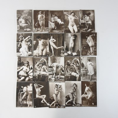 Lot 81 - A collection of reproduction erotic postcards
