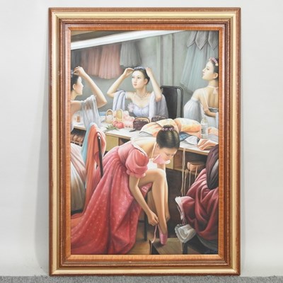 Lot 626 - Fersant, contemporary, ballet dancers backstage