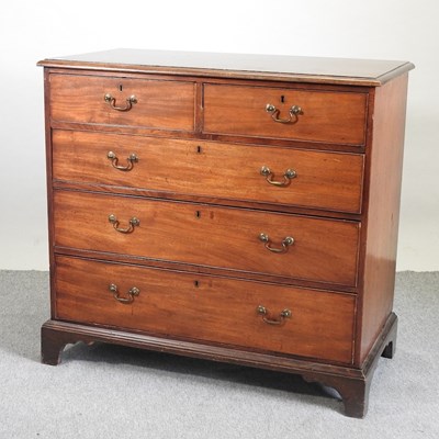 Lot 474 - A George III mahogany chest