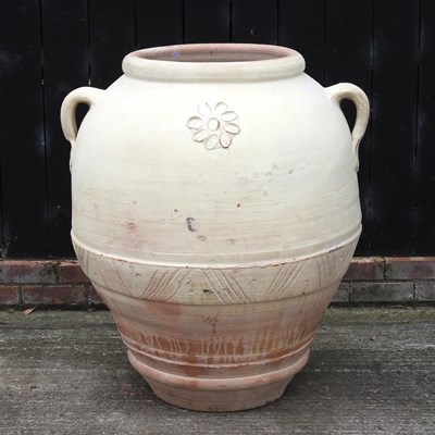 Lot 322 - A large modern garden olive pot