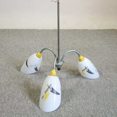 Lot 187 - A 1950's ceiling light