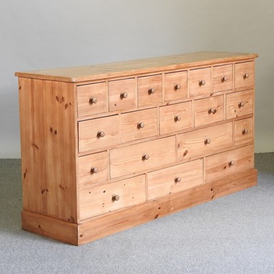Lot 397 - A modern pine merchant's chest