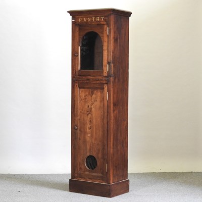 Lot 499 - A modern oak larder cupboard