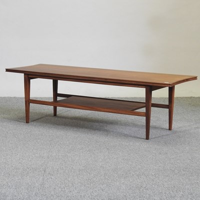 Lot 651 - A 1960's teak coffee table