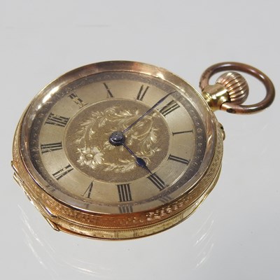 Lot 100 - An 18 carat gold pocket watch