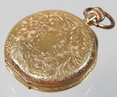 Lot 100 - An 18 carat gold pocket watch