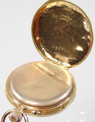 Lot 100 - An 18 carat gold pocket watch