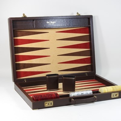 Lot 131 - An Italian Dal Negro backgammon set