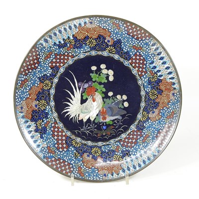 Lot 217 - An early 20th century Chinese cloisonne dish