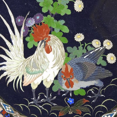 Lot 217 - An early 20th century Chinese cloisonne dish