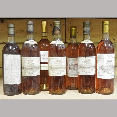 Lot 222 - A collection of seven bottles of Sauternes
