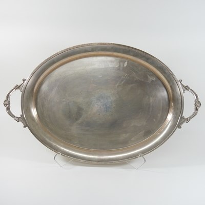 Lot 4 - A Garrard silver serving tray