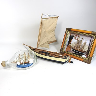Lot 249 - A ship in a bottle