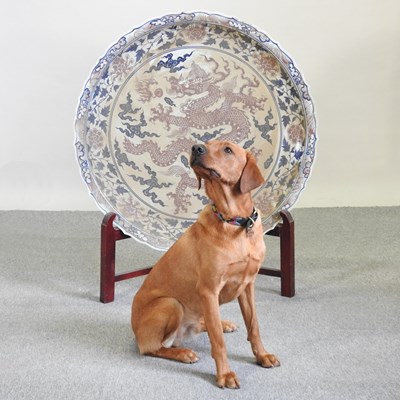 Lot 513 - A Chinese ceramic plate