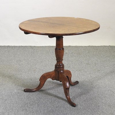 Lot 514 - A 19th century oak occasional table