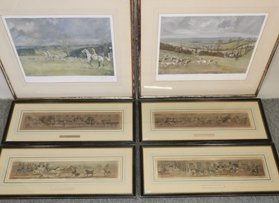 Lot 613 - A set of four 19th century engravings