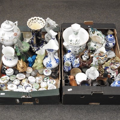 Lot 187 - A collection of 19th century and later china