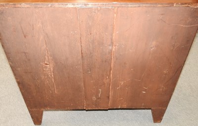 Lot 546 - A Regency mahogany bow front chest