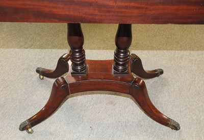 Lot 541 - A Regency mahogany tea table