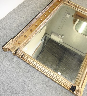 Lot 168 - A Regency style gilt framed over mantel mirror