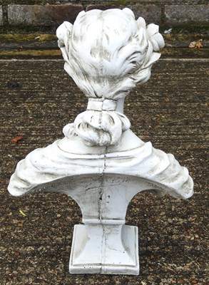 Lot 462 - A cast stone garden bust