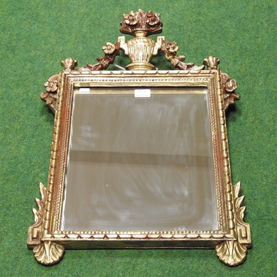 Lot 359 - A modern gilt framed wall mirror