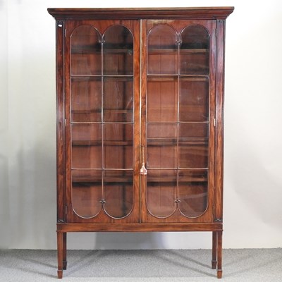 Lot 565 - A 19th century mahogany display cabinet