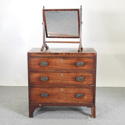 Lot 461 - A 19th century mahogany chest of drawers