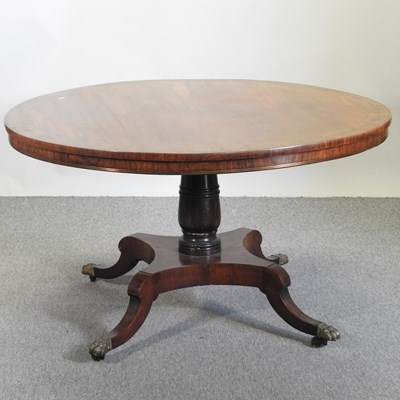 Lot 558 - A Regency rosewood breakfast table