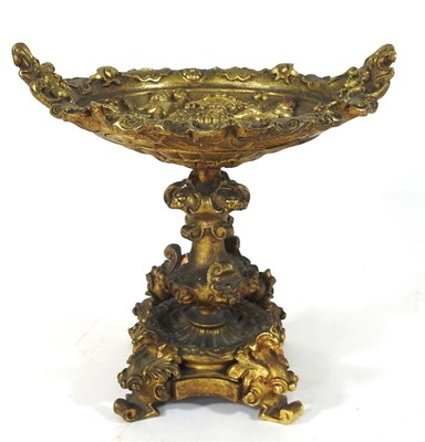 Lot 71 - An ornate 19th century brass dish