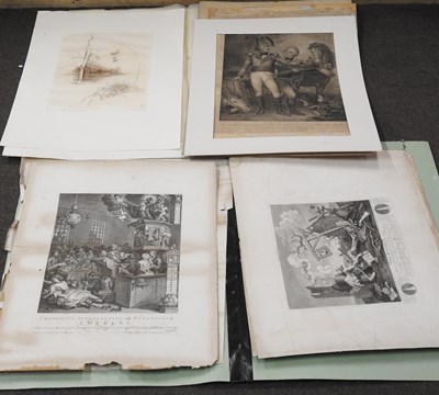 Lot 212 - A folio of prints