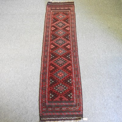 Lot 221 - A Turkish woollen runner