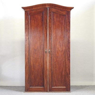 Lot 786 - A Victorian mahogany wardrobe