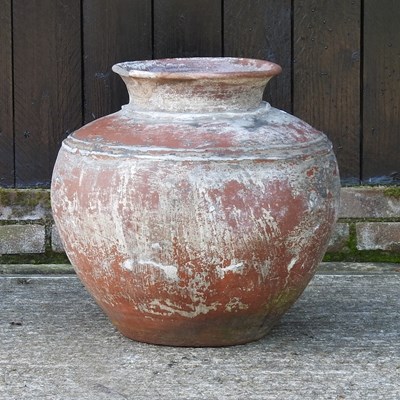 Lot 327 - A terracotta urn