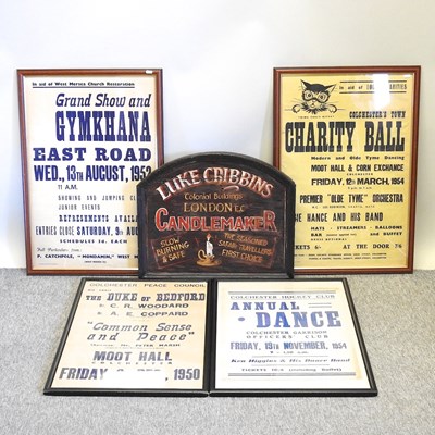 Lot 214 - A painted wooden vintage style advertising sign