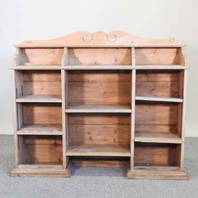 Lot 436 - A pine bookcase