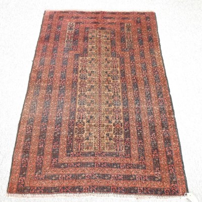 Lot 162 - A Persian prayer rug