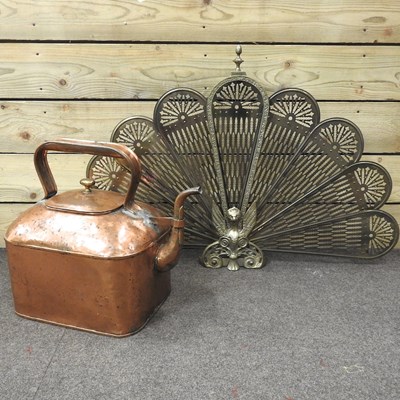 Lot 239 - A large 19th century copper kettle