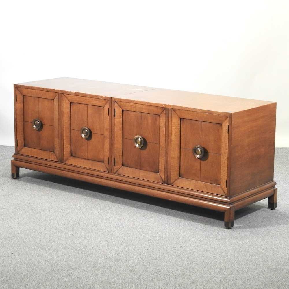 Lot 622 - A mid 20th century hardwood sideboard