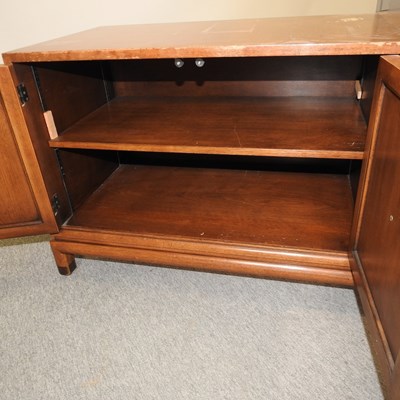 Lot 622 - A mid 20th century hardwood sideboard