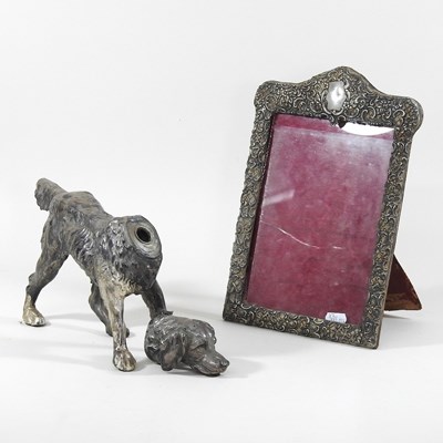 Lot 63 - A Victorian silver picture frame