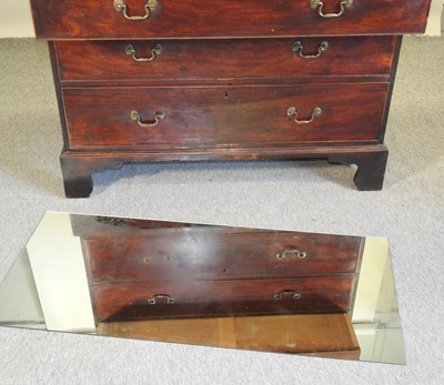 Lot 64 - A George III mahogany chest on chest