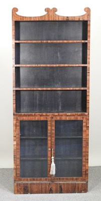 Lot 17 - A good Regency rosewood standing open bookcase