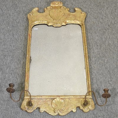 Lot 210 - An 19th century gilt framed girandole