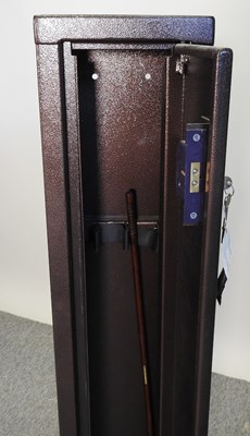 Lot 423 - A metal gun cabinet