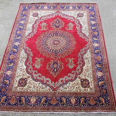 Lot 67 - A large Indian woollen carpet